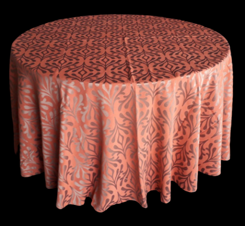 Toalha laranja jacquard