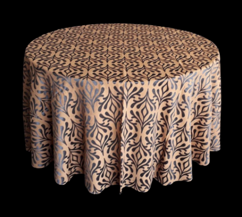 Toalha marrom jacquard