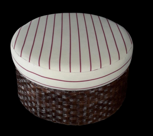 Puff mac com tecido M red - 2600