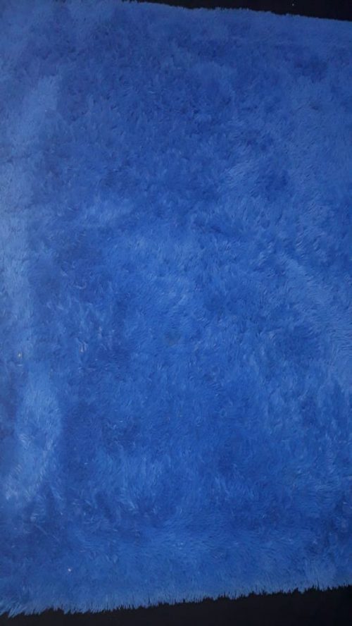 Tapete Felpudo Azul - 9894