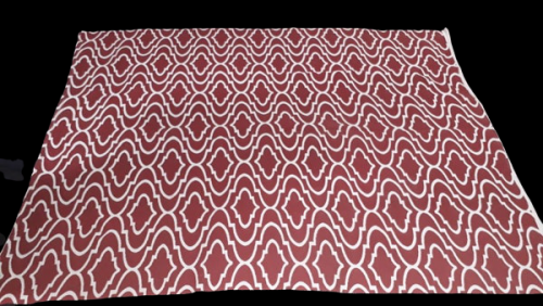 Tapete adira vermelho e branco - 19310